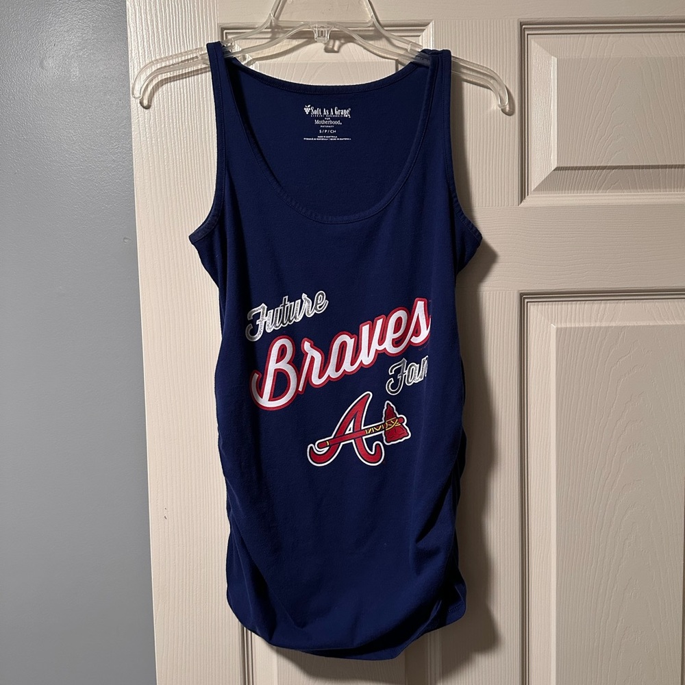 Future Braves Fan Atlanta Braves Maternity Tank Shirt